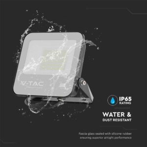 Προβολέας LED Samsung chip 50W 4000K Μαύρου Χρώματος IP65 V-TAC – 8844