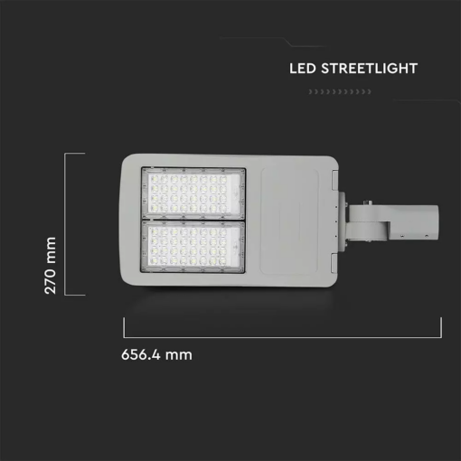 LED φωτιστικό δρόμου, V-TAC PRO Samsung Chip (CLASS II, INVENTRONICS DRIVER), 120W, 4000Κ, Dimmable – 885