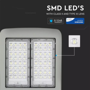 LED φωτιστικό δρόμου, V-TAC PRO Samsung Chip (CLASS II, INVENTRONICS DRIVER), 120W, 4000Κ, Dimmable – 885