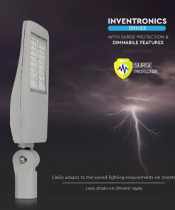 LED φωτιστικό δρόμου, V-TAC PRO Samsung Chip (CLASS II, INVENTRONICS DRIVER), 120W, 4000Κ, Dimmable – 885