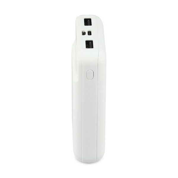 Power Bank 10000mAh με Οθόνη και 2 Θύρες Type-C/Micro USB και 2 Θύρες USB Λευκό V-TAC – 8851