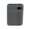 Power Bank 10000mAh με Οθόνη και 2 Θύρες Type-C/Micro USB και 2 Θύρες USB Γκρι V-TAC – 8852