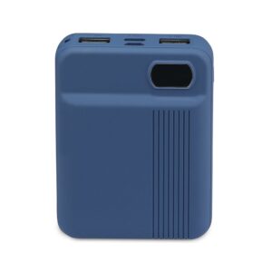 Power Bank 10000mAh με Οθόνη και 2 Θύρες Type-C/Micro USB και 2 Θύρες USB Μπλε V-TAC – 8853