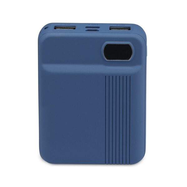 Power Bank 10000mAh με Οθόνη και 2 Θύρες Type-C/Micro USB και 2 Θύρες USB Μπλε V-TAC – 8853