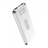 Power Bank Wireless Charging 10000mAh με Οθόνη και 2 Θύρες Type-C/Micro USB και 2 Θύρες USB Άσπρο V-TAC – 8854