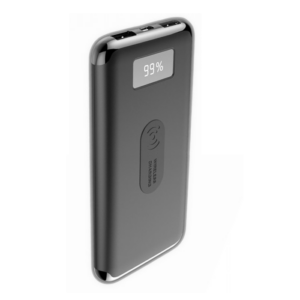 Power Bank Wireless Charging 10000mAh με Οθόνη και 2 Θύρες Type-C/Micro USB και 2 Θύρες USB Μαύρο V-TAC – 8855