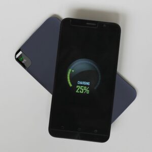 Wireless Power Bank 8000mAh με μπλε σώμα και βάση V-TAC – 8862