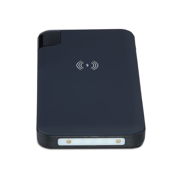 Wireless Power Bank 8000mAh με μπλε σώμα και βάση V-TAC – 8862