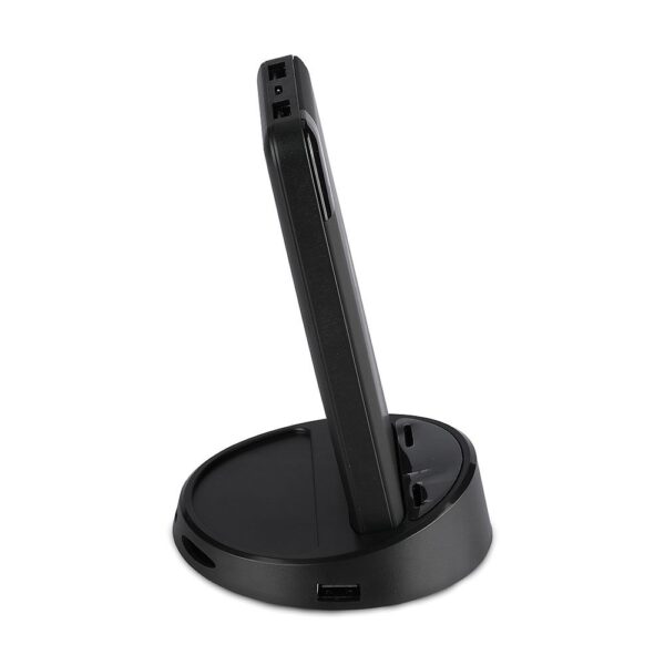 Power Bank Wireless Charging 8000mAh με Οθόνη και Βάση Φόρτισης Μαύρο V-TAC – 8863