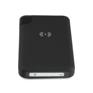 Power Bank Wireless Charging 8000mAh με Οθόνη και Βάση Φόρτισης Μαύρο V-TAC – 8863