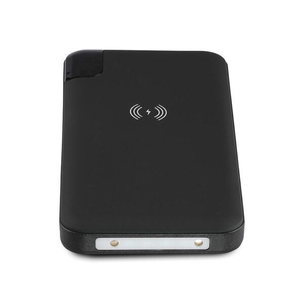 Power Bank Wireless Charging 8000mAh με Οθόνη και Βάση Φόρτισης Μαύρο V-TAC – 8863