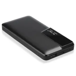 Power Bank 10000mAh με μαύρο σώμα USB Type-C V-TAC – 8869