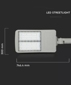 LED φωτιστικό δρόμου, V-TAC PRO Samsung Chip (CLASS II, INVENTRONICS DRIVER), 150W, 4000Κ, Dimmable – 887