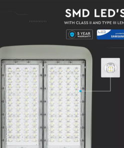 LED φωτιστικό δρόμου, V-TAC PRO Samsung Chip (CLASS II, INVENTRONICS DRIVER), 150W, 4000Κ, Dimmable – 887