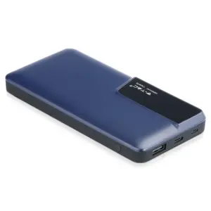 Power Bank 10000mAh με μπλε σώμα USB Type-C V-TAC – 8872