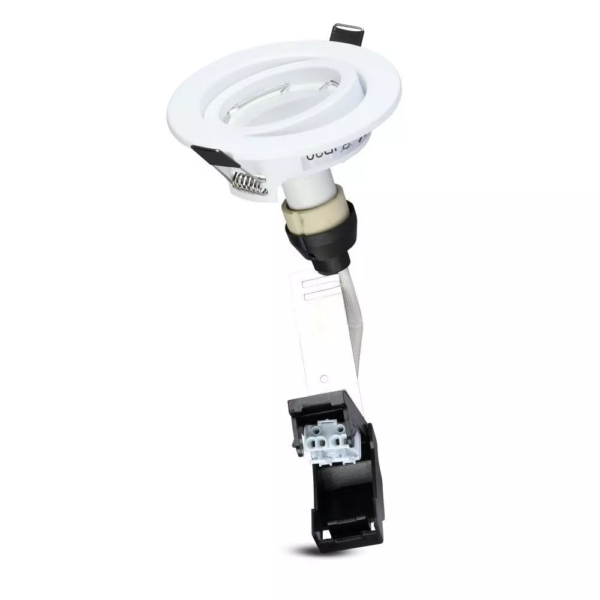 Λάμπα LED Spot GU10 SMD 5W Θερμό λευκό 3000K Λευκό συσκευασία 3 τμχ. V-TAC – 8881