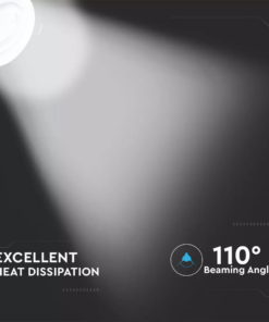Λάμπα LED Spot GU10 SMD 5W Θερμό λευκό 3000K Λευκό συσκευασία 3 τμχ. V-TAC – 8881