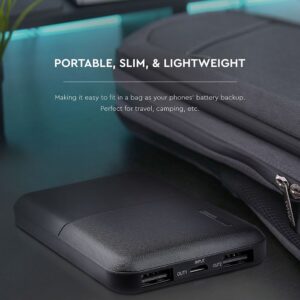 Power Bank 5000mAh με 2 Θύρες USB Μαύρο V-TAC – 8892