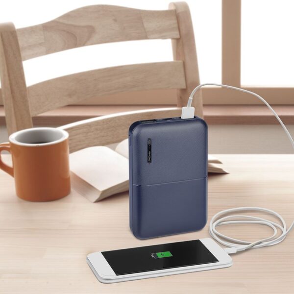 Power Bank 5000mAh με 2 Θύρες USB Μπλε Σκούρο V-TAC – 8896