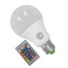 Λάμπα LED E27 A60 Γλόμπος 8W 230V 520lm 260° με Ασύρματο Χειριστήριο RGB GloboStar 88964