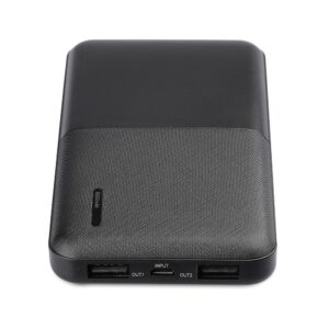 Power Bank 10000mAh με 2 Θύρες USB Μαύρο V-TAC – 8897