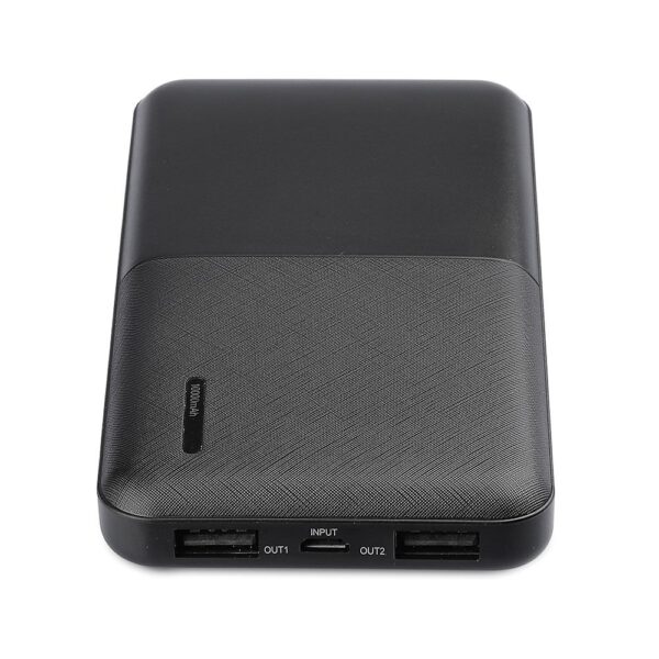 Power Bank 10000mAh με 2 Θύρες USB Μαύρο V-TAC – 8897