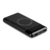 Power Bank 10000mAh, ασύρματο, μαύρο σώμα με 2 θύρες USB + TYPE C και ψηφιακή οθόνη V-TAC – 8905