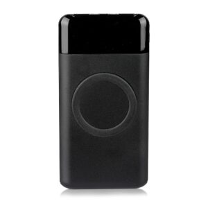 Power Bank 10000mAh, ασύρματο, μαύρο σώμα με 2 θύρες USB + TYPE C και ψηφιακή οθόνη V-TAC – 8905