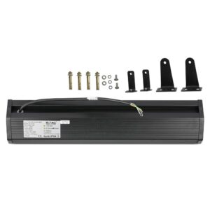 LED Γραμμικό Φωτιστικό Μαύρο 100W V-TAC PRO Samsung Chip 120° 9800lm IP54 Φυσικό 4000K – 21891