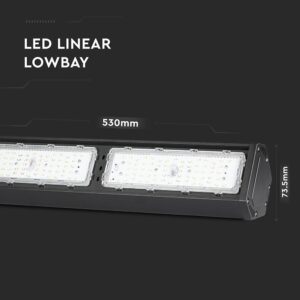 LED Γραμμικό Φωτιστικό Μαύρο 100W V-TAC PRO Samsung Chip 120° 9800lm IP54 Φυσικό 4000K – 21891