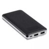 Power Bank 10000mAh με οθόνη και μαύρο σώμα με 2 θύρες USB V-TAC – 8910