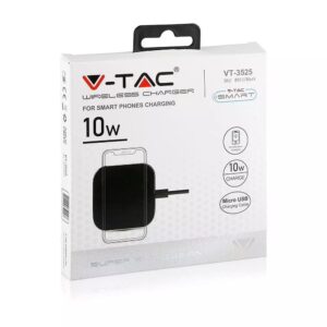 Ασύρματη βάση φόρτισης 10W Μαύρο σώμα V-TAC – 8911