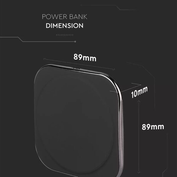 Ασύρματη βάση φόρτισης 10W Μαύρο σώμα V-TAC – 8911