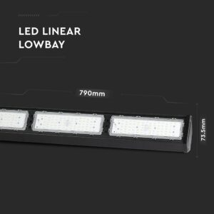 LED Γραμμικό Φωτιστικό Μαύρο 150W V-TAC PRO Samsung Chip 120° 18000lm IP54 Ψυχρό 6400K – 894