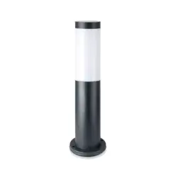 Επιδαπέδιο φωτιστικό κήπου E27 IP44 Stainless + PC με γκρι σώμα 45cm V-TAC – 8959