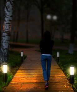 Φωτιστικό Κήπου Κολωνάκι E27 με Ανιχνευτή Κίνησης IP44 Γκρι 45cm V-TAC – 8965