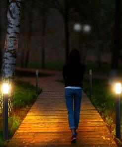 Φωτιστικό Κήπου Κολωνάκι E27 με Ανιχνευτή Κίνησης IP44 Γκρι 110cm V-TAC – 8968