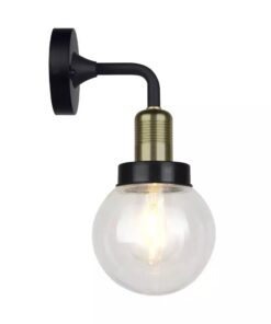 Επιτοίχιο Φωτιστικό Απλίκα E27 Μαύρο Μέταλλο και Πλαστικό ΙP65 V-TAC – 8970