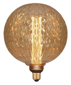 ΛΑΜΠΑ LED ΓΛΟΜΠΟΣ G200 3,5W Ε27 2000K 220-240V GOLD GLASS DIMMABLE EUROLAMP 147-81830
