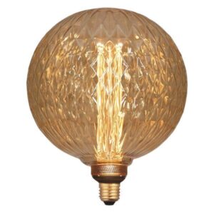 ΛΑΜΠΑ LED ΓΛΟΜΠΟΣ G200 3,5W Ε27 2000K 220-240V GOLD GLASS DIMMABLE EUROLAMP 147-81830