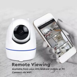 1080P IP Wi-Fi Camera 3MP Περιστρεφόμενη με Αυτόματη Παρακολούθηση και Νυχτερινή Λήψη IP20 V-TAC – 8986