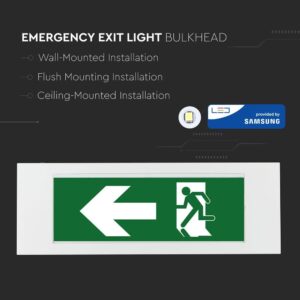 LED Φωτιστικό Ασφαλείας Χωνευτό/Επιφανειακό 3.8W V-TAC PRO Samsung Chip IP20 110lm Ψυχρό Λευκό 6400K – 899