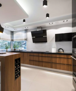 Επιφανειακό φωτιστικό Spot GU10 με τετράγωνο μαύρο και ροζ χαλκό σώμα V-TAC – 8993