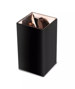 Επιφανειακό φωτιστικό Spot GU10 με τετράγωνο μαύρο και ροζ χαλκό σώμα V-TAC – 8993