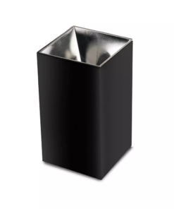 Επιφανειακό φωτιστικό Spot GU10 με τετράγωνο μαύρο και χρώμιο σώμα V-TAC – 8994