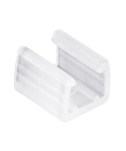 GloboStar® 70528 Πλαστική PVC Βάση Στήριξης για Όλες τις Μονόχρωμες EPISTAR Slim Ταινίες LED Μονής Σειράς DC 230V IP68 – Μ1.5 x Π1.3 x Υ1.1cm