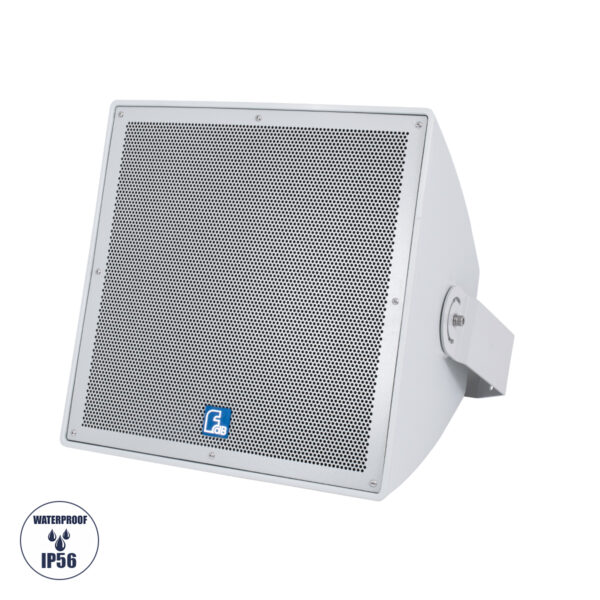 GloboStar® FDB LT215T 98010 Facilities Speaker - Παθητικό Ηχείο Εγκαταστάσεων Επιτοίχιο με Μετασχηματιστή 100V & 8Ω - 400W RMS (1600W Peak) - 1 x 15" Inches LF & 1 x 1.4" Inches HF - Αδιάβροχο IP56 - Λευκό - Μ49.9 x Π52 x Υ50cm