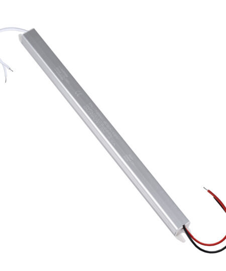 GloboStar® 73025 Μεταλλικό Τροφοδοτικό PELV Ultra Slim για Προϊόντα LED 75W 6.25A – AC 220-240V σε DC 12V – IP20 L31 x W1.8 x H1.8cm – 3 Χρόνια Εγγύηση