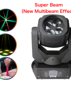 Επαγγελματική Κινούμενη Ρομποτική Κεφαλή TORNADO Super Beam CREE Prism LED 120W 230V 2° DMX512 RGBW GloboStar 51113