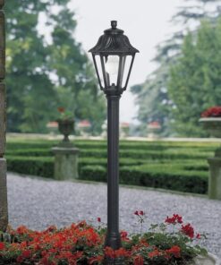 FUMAGALLI ΚΟΛΩΝΑΚΙ ΔΑΠΕΔΟΥ MIZAR ANNA ΜΑΥΡΟ ΕΞΑΓΩΝΟ 220x1100mm Ε27 EUROLAMP – 145-26004